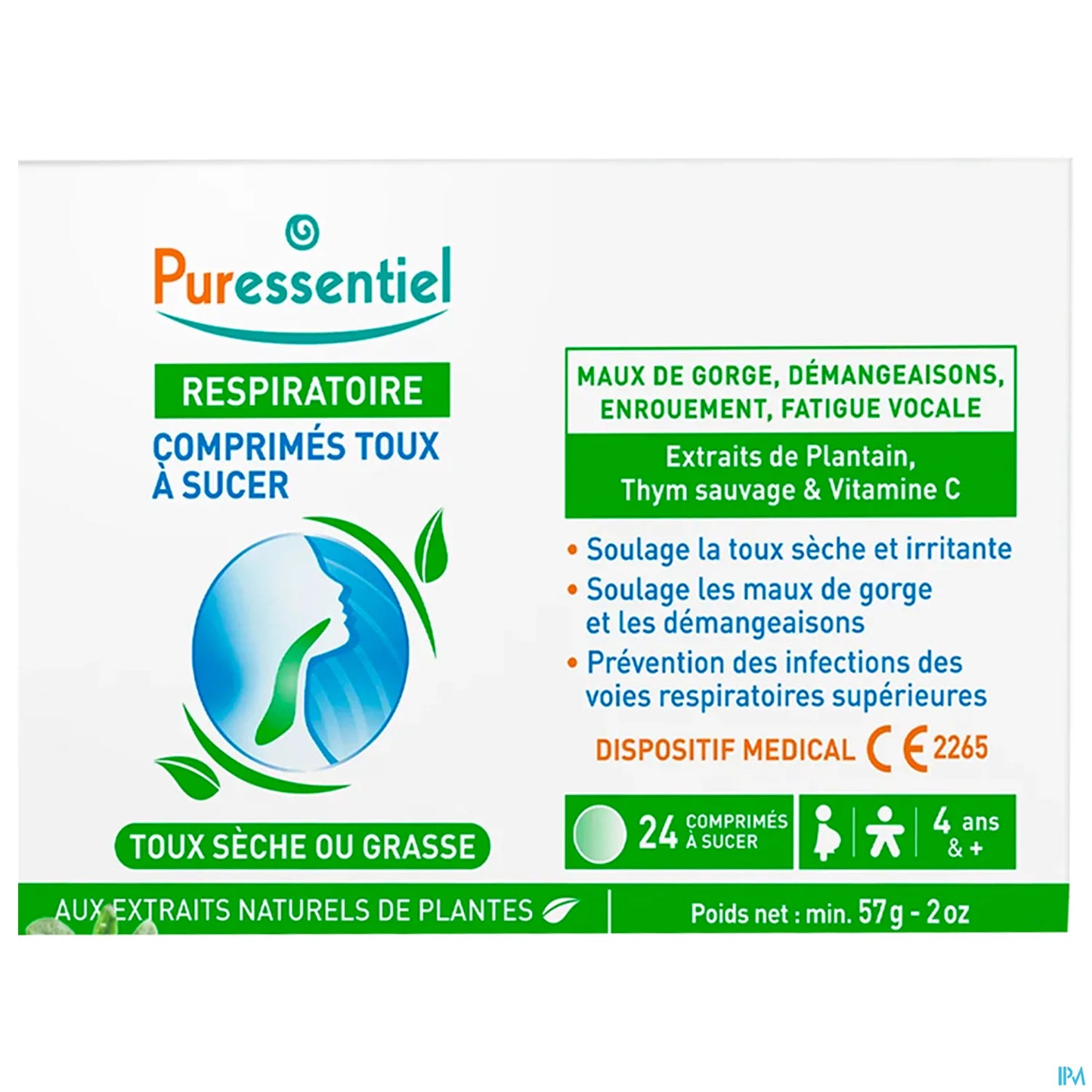 Comprimés Toux à Sucer Boîte de 24