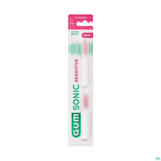 GUM Sonic Sensitive Têtes de Rechange 4111