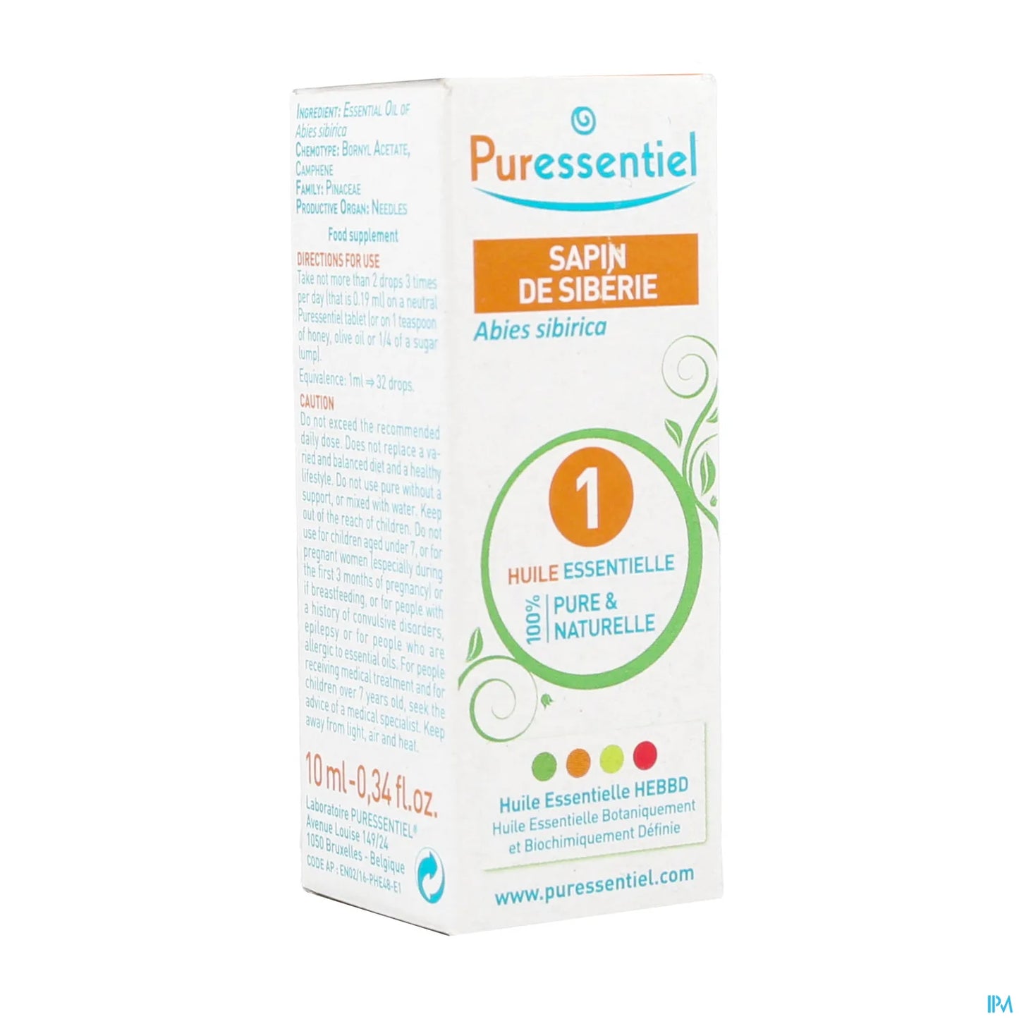 Olio essenziale di abete siberiano biologico 10 ml