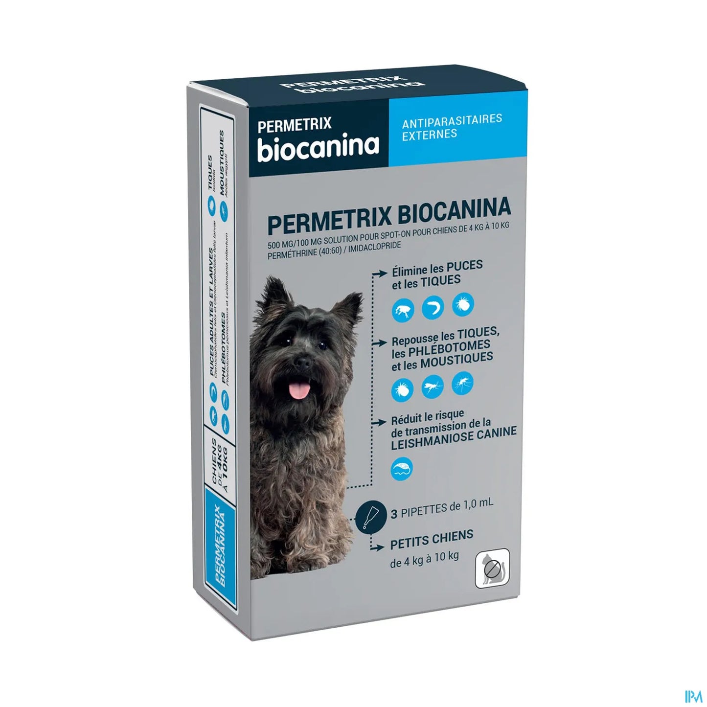 Permetrix Cani di Piccola Taglia 3 Pipette da 1 ml