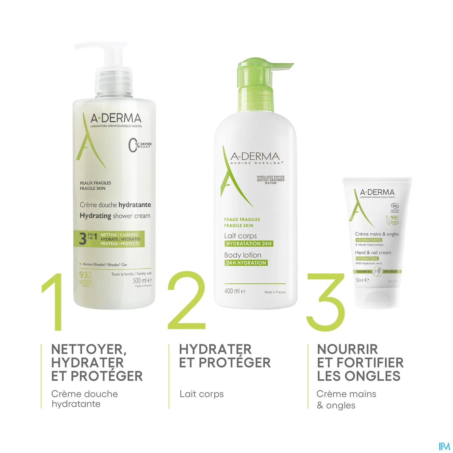 Crème Douche Hydratante 3 en 1 750 ml