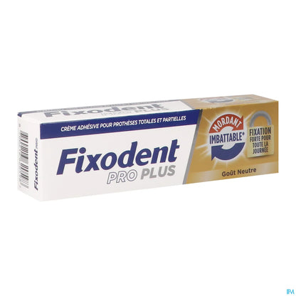 Fixodent Pro Plus Mordant Imbattable Crème Adhésive 40 g