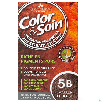 3 Chênes Color & Soin Marron Chocolat 5B - Coloration Permanente