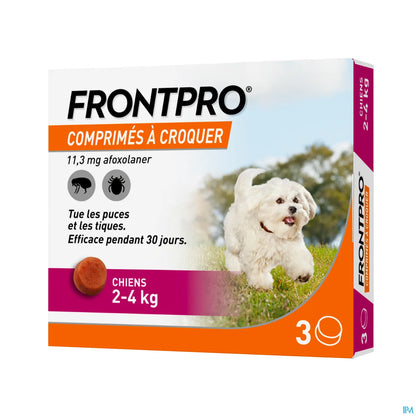 Frontpro Small Dog 2-4 Kg Oral Antiparasitic 3 Tablets