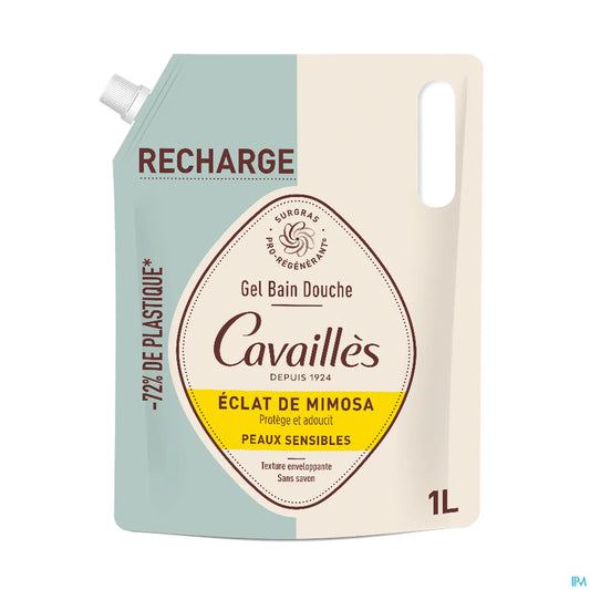 Gel Bain Douche Éclat de Mimosa Recharge 1 L