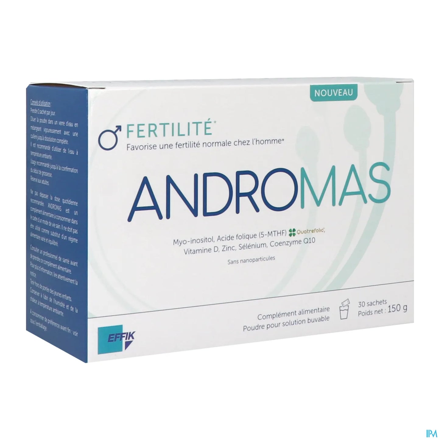 Andromas Fertilité Homme 30 Sachets
