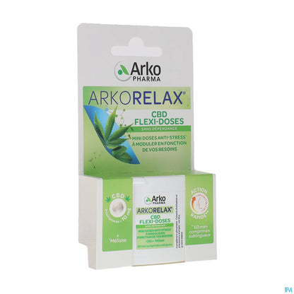 Arkorelax CBD Flexi-Doses 60 Mini Comprimés Sublinguaux