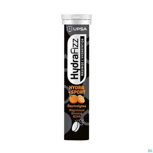 HydraFizz HydraSport Goût Orange 16 Comprimés Effervescents