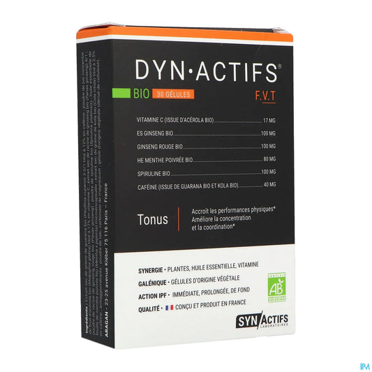 Aragan Synactifs Dynactifs Bio 30 Gélules