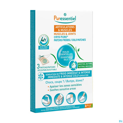 Joints and Muscles Cryo Pure Cold Patches 3 Patches