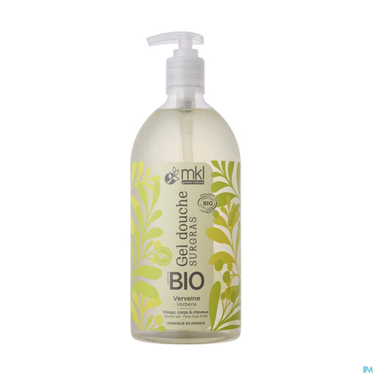 Green Nature Gel Douche Surgras Verveine Bio 1000 ml