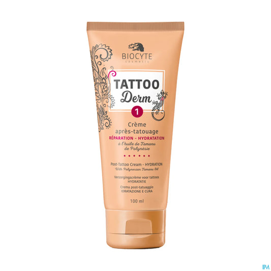 Biocyte Tattoo Derm 1 Crème Après Tatouage 100 mL