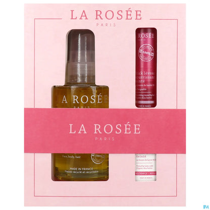 Set regalo Premium Radiance 2024 Olio per la cura e balsamo per le labbra