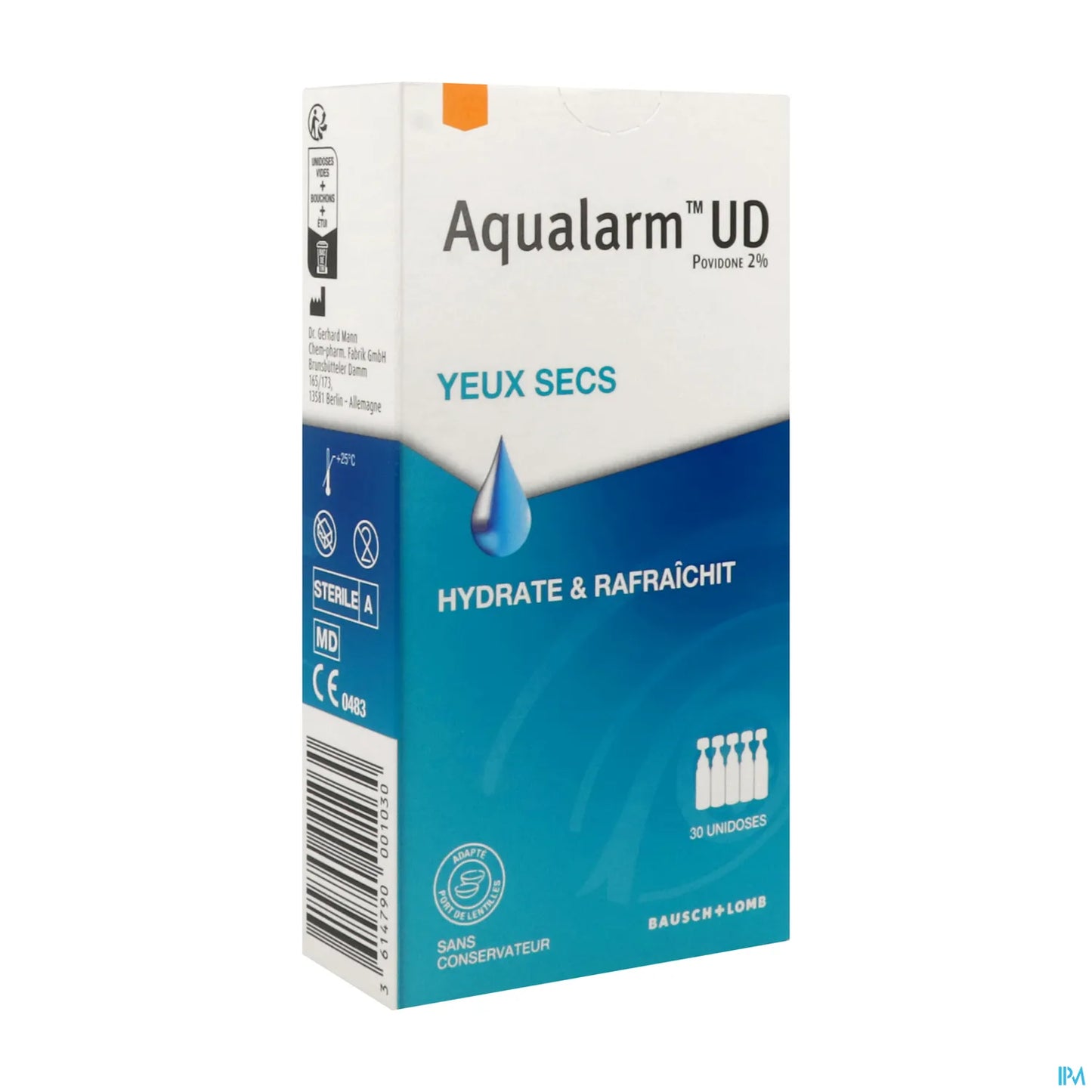 Aqualarm UD Yeux Secs 30 Unidoses