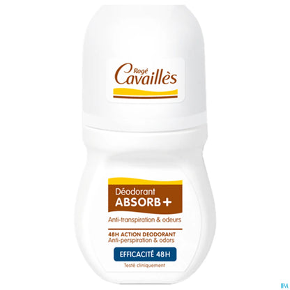 Rogé Cavaillès Déo Absorb+ Efficacité 48H Roll-on 50 ml