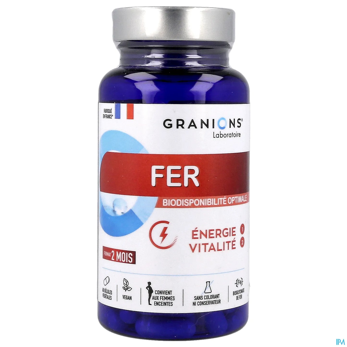 Pillole di ferro 60 capsule vegetali