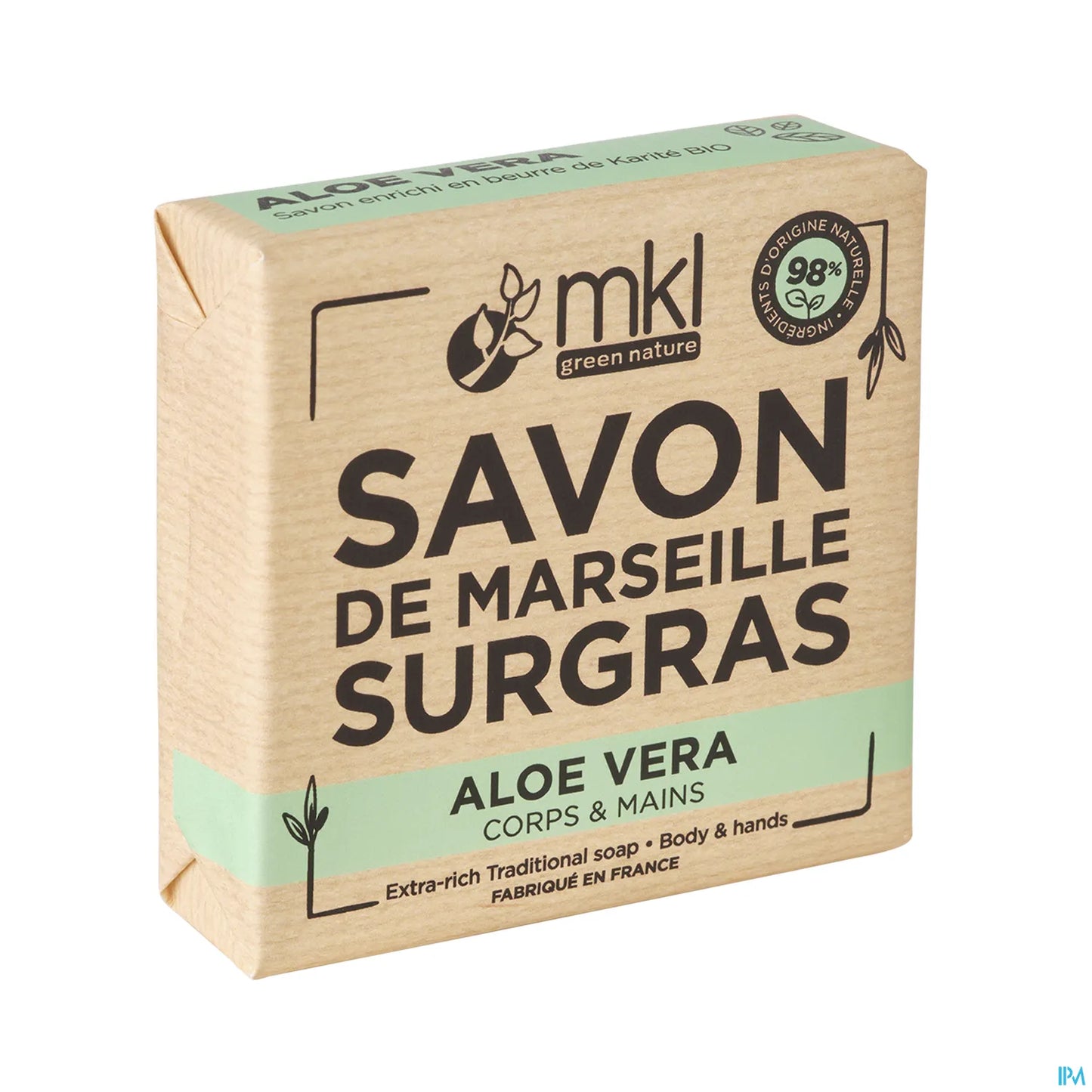Savon de Marseille Surgras Aloe Vera 100 g