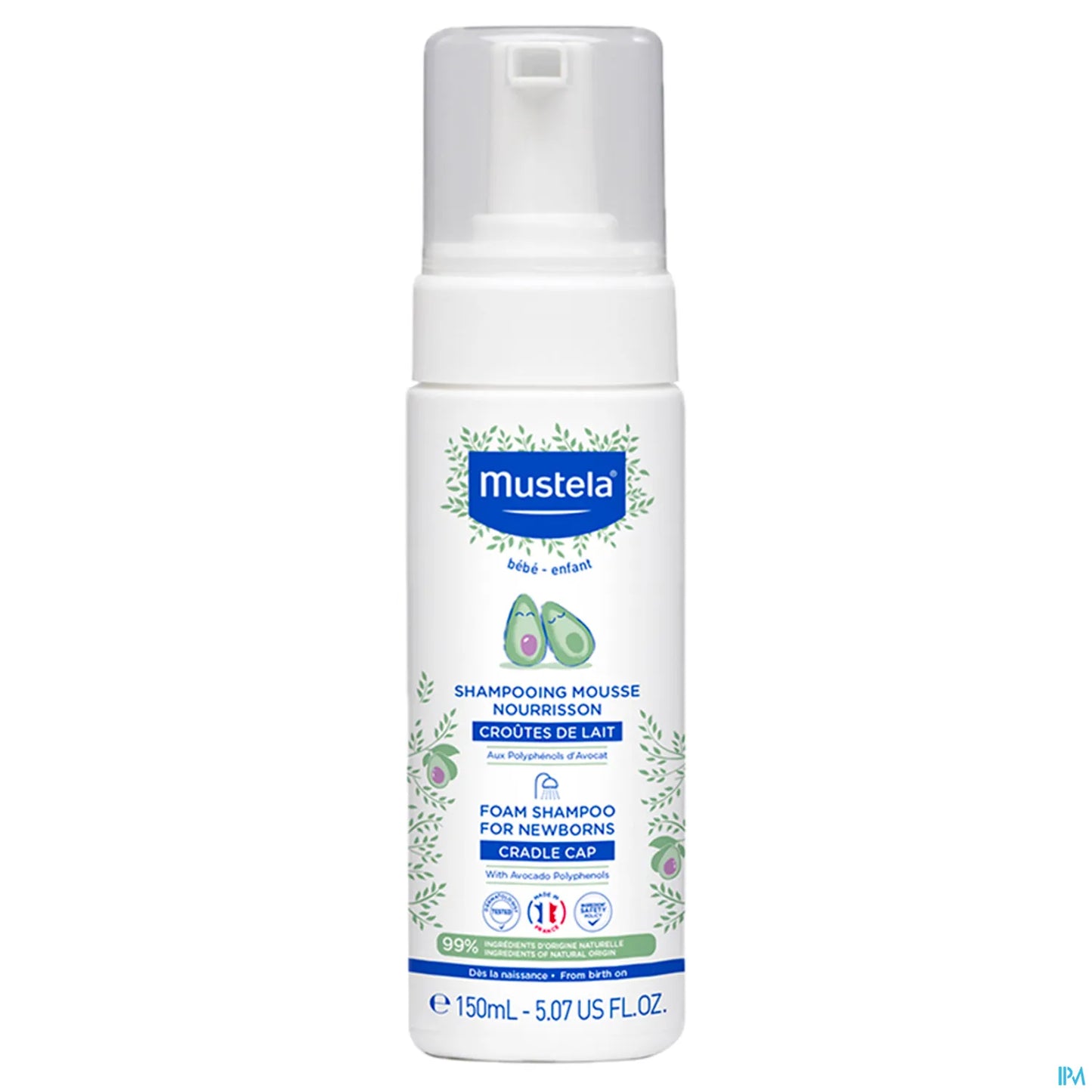 Shampooing Mousse Nourrisson Croûtes de Lait 150ml