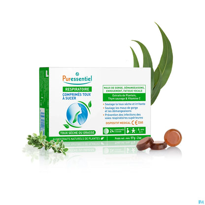 Comprimés Toux à Sucer Boîte de 24