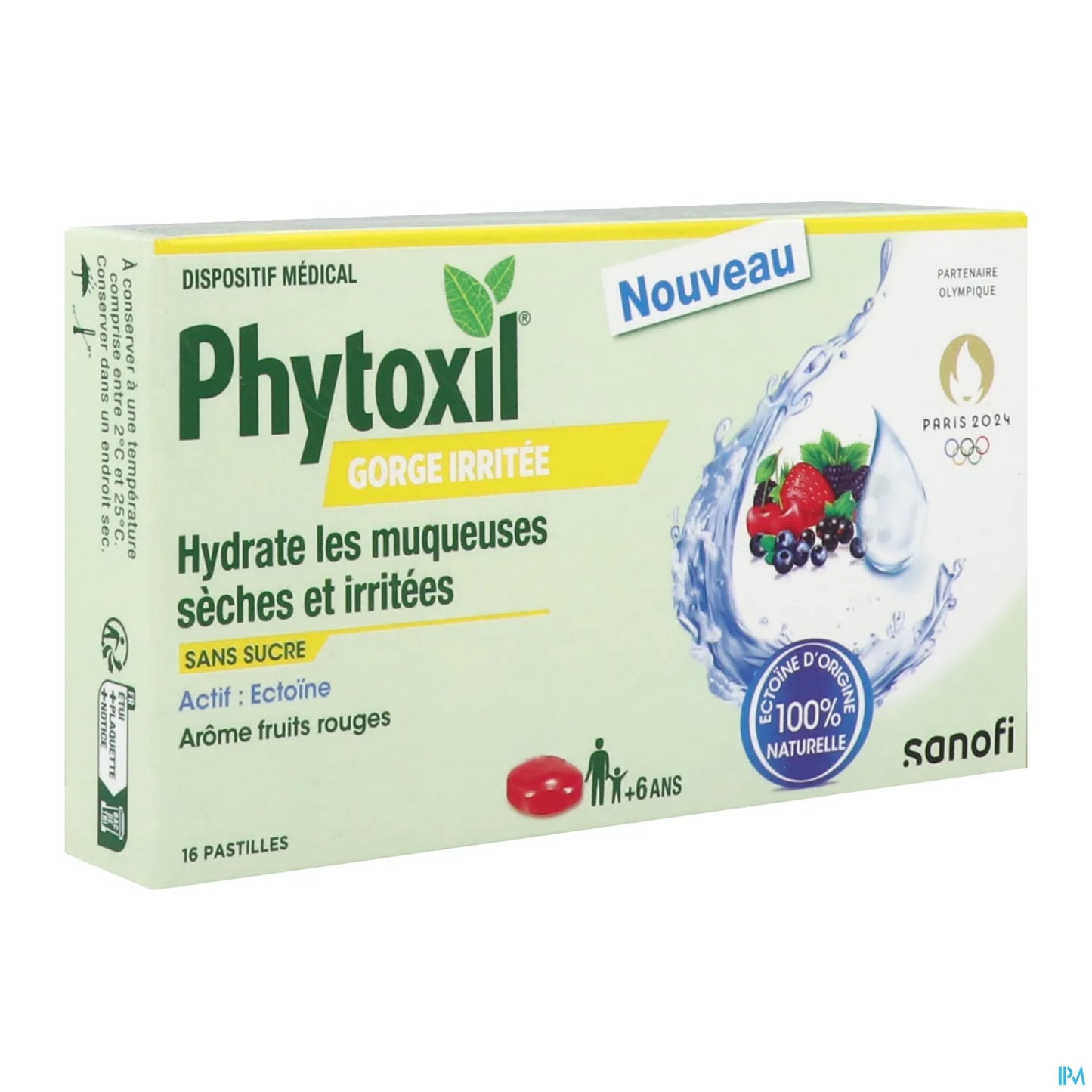 Sanofi Phytoxil Gorge Irritée Fruits Rouges 16 Pastilles