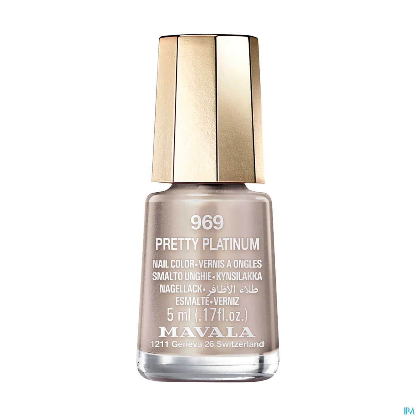 Mini Vernis à Ongles Pretty Platinum 969 5ml