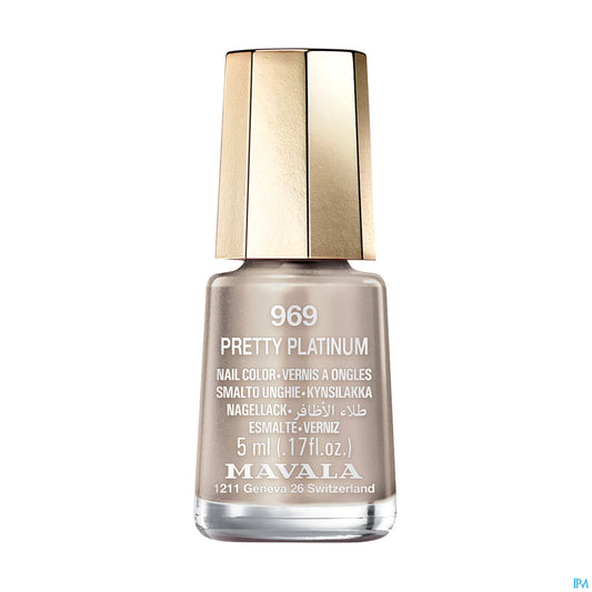 Mini Nail Polish Pretty Platinum 969 5ml