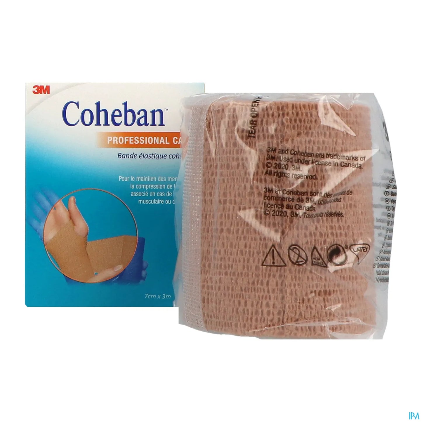 Coheban Bande de Contention Cohésive 3m x 7cm Chair