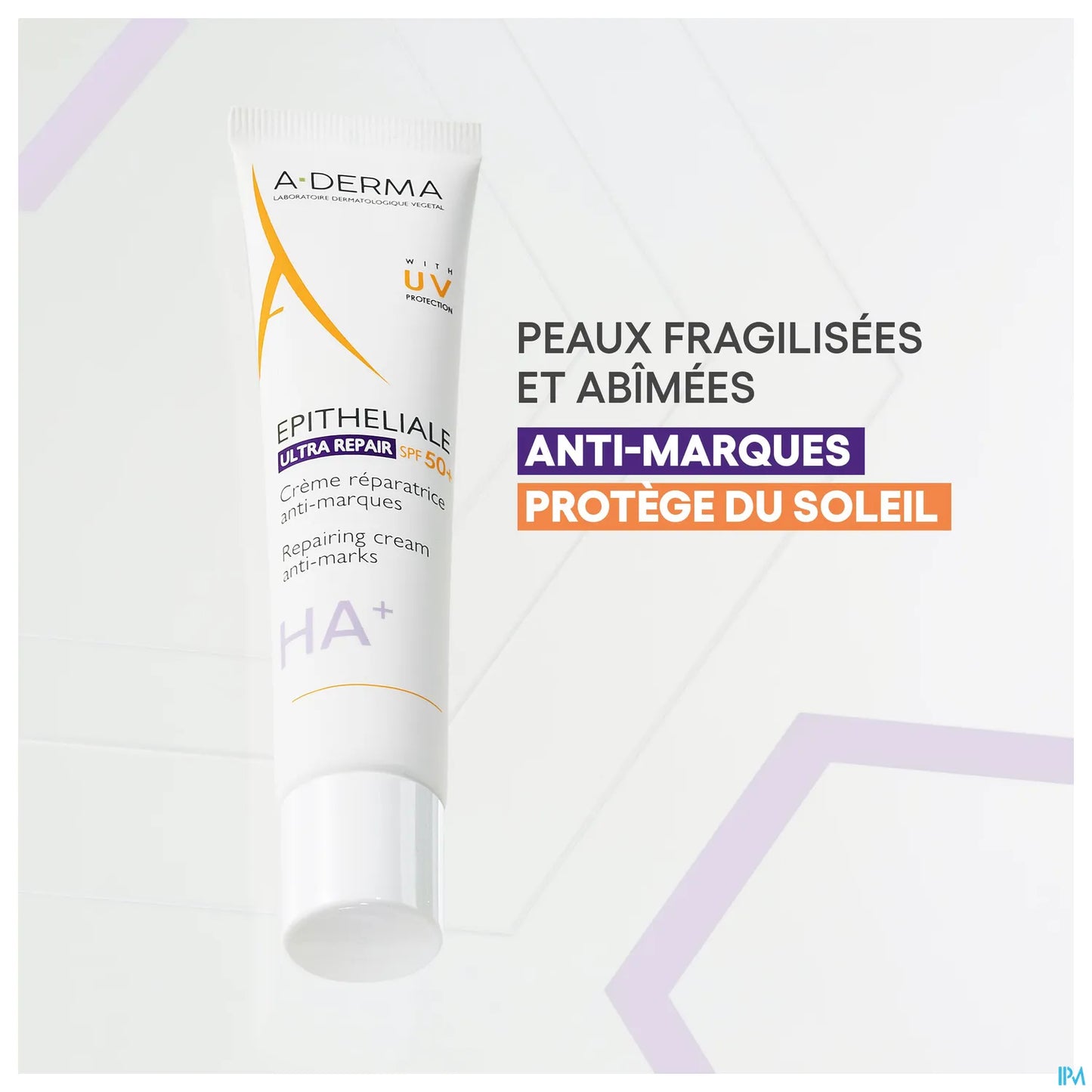 A Derma Epitheliale Ultra Repair Crème Réparatrice Solaire Facteur 50+ 100 mL