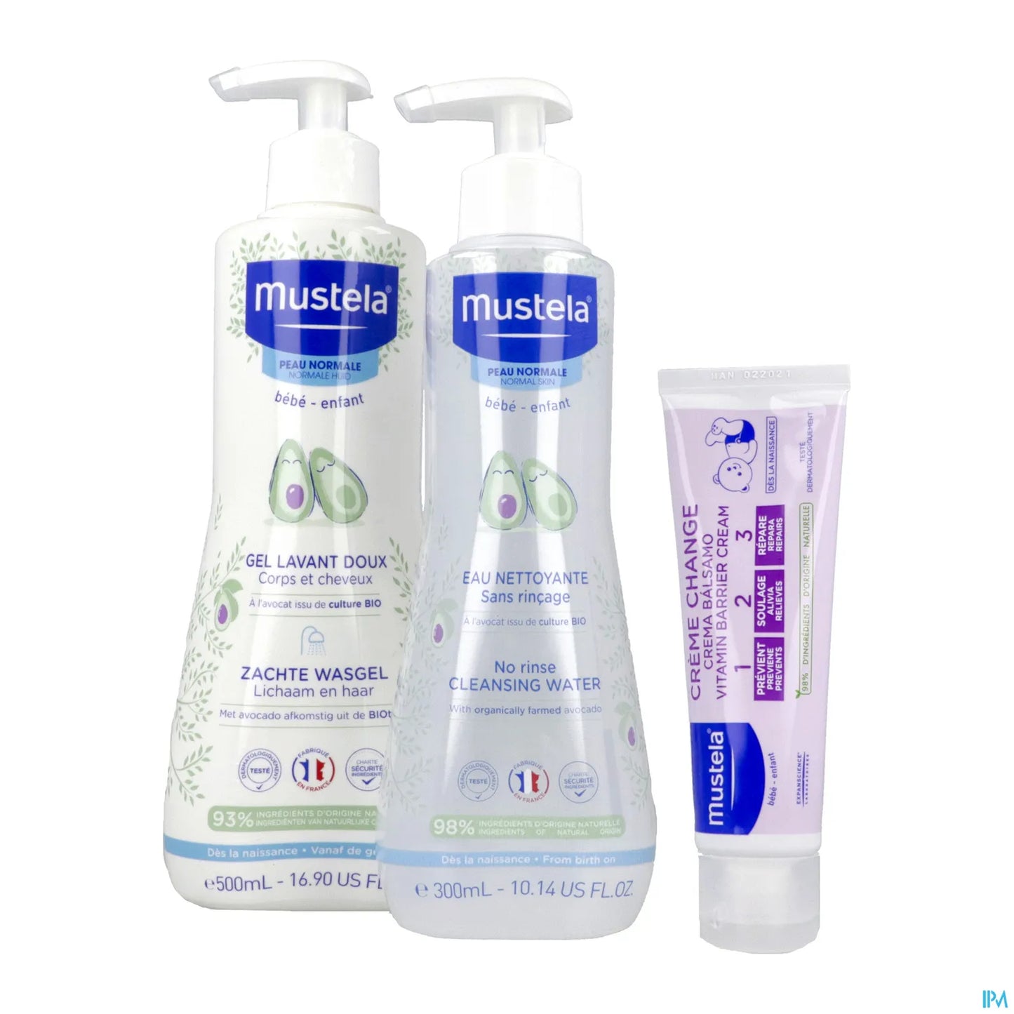 Coffret Naissance 4 Produits 500 mL 300 mL 50 mL 100 mL