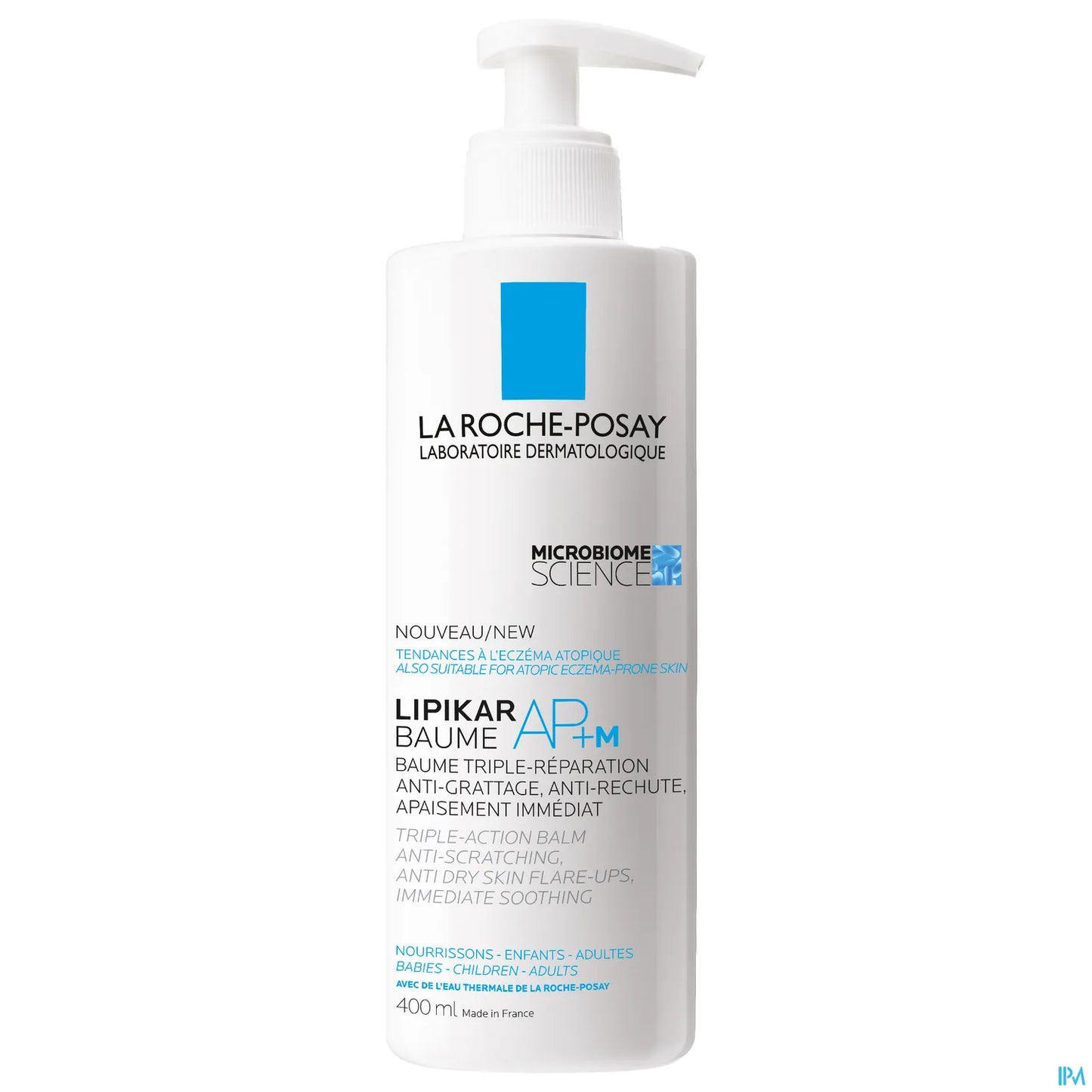 Lipikar Baume AP+M 400ML Pour Peaux À Tendance Eczémateuse
