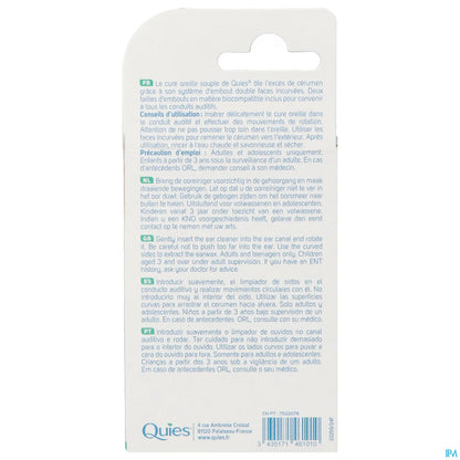 Cure Oreille Souple 2 Embouts