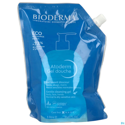 Atoderm Gel Douche Éco-Recharge 1L