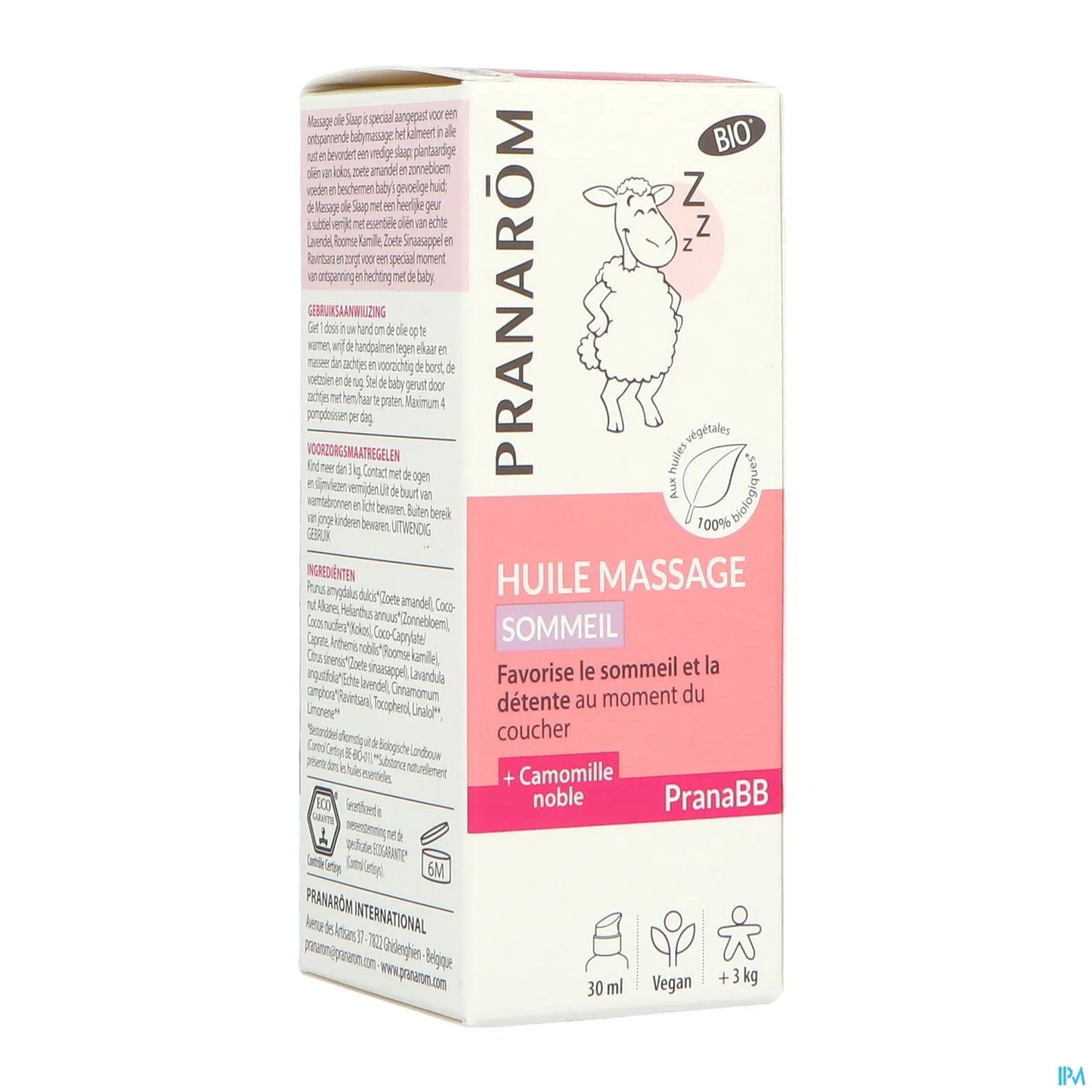 Huile de Massage Sommeil Bio 30 mL