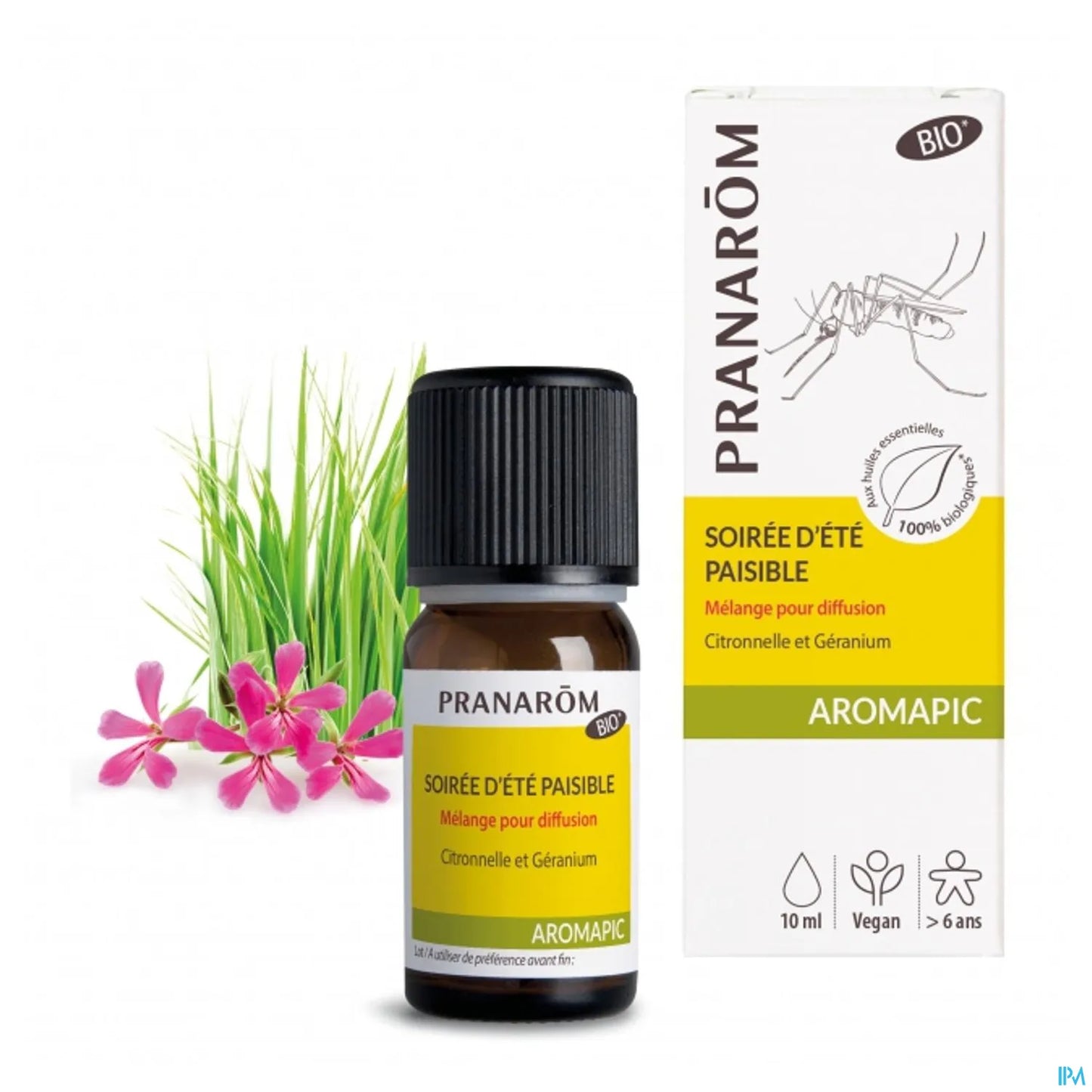 Aromapic Soirée d'Été Paisible Mélange pour Diffusion Bio 10ml
