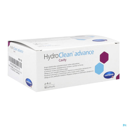 HydroClean Advance Cavity Pansement Absorbant Diamètre 4cm 10 Pièces