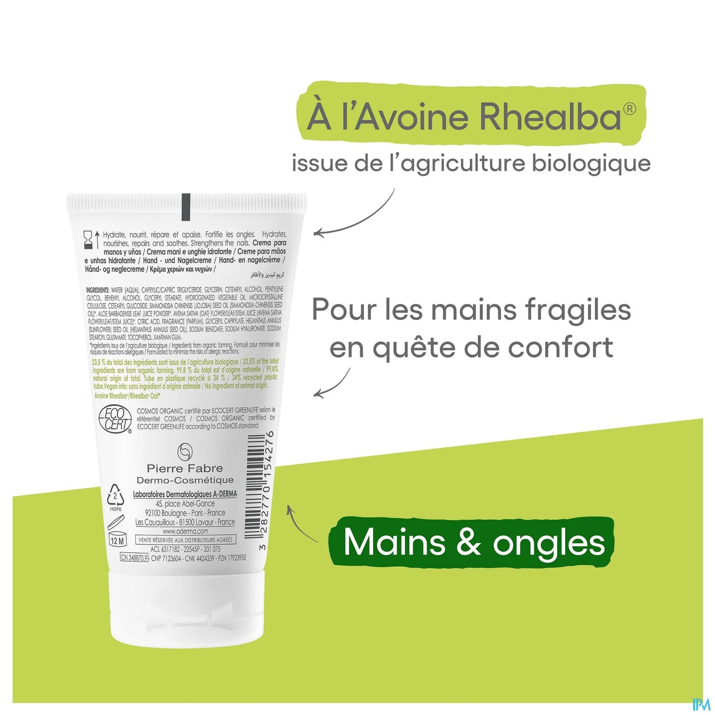 Crème Mains Et Ongles Hydratante 50 ml