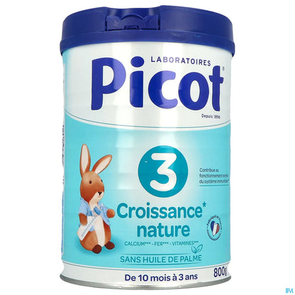 Lait Croissance Nature 3Ème Âge 800g