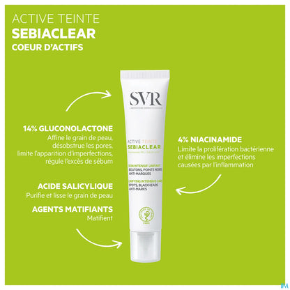 Sebiaclear Active Teinté 40 ml