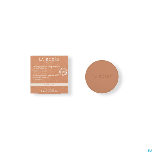 La Rosée Recharge Poudre Compacte Soin Foncé 04 8 g