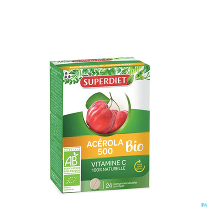 Acerola 500 Bio 24 Comprimés