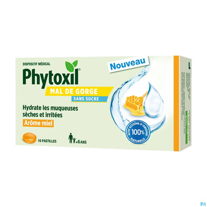 Phytoxil Gorge Irritée Miel 16 Pastilles