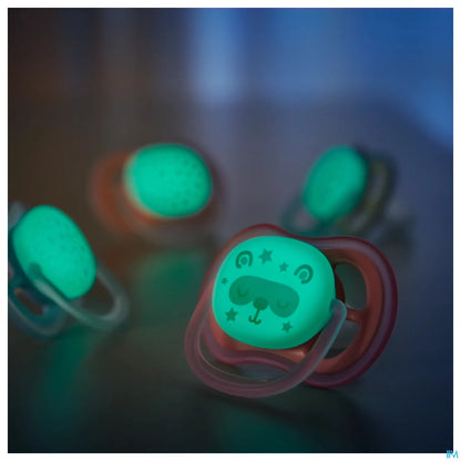 Sucette Ultra Air Nuit 0-6 Mois 2 unités