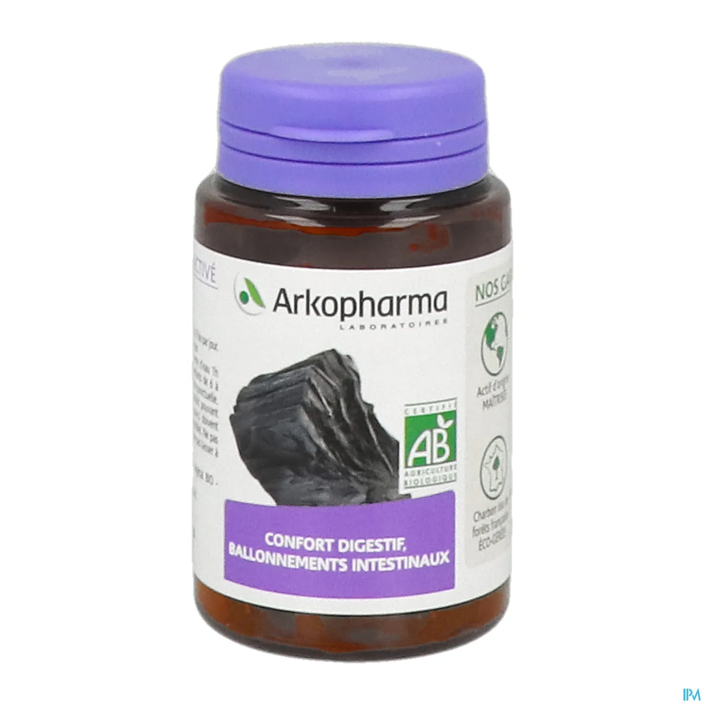Arkogélules BIO Activated Vegetable Charcoal 40 Capsules
