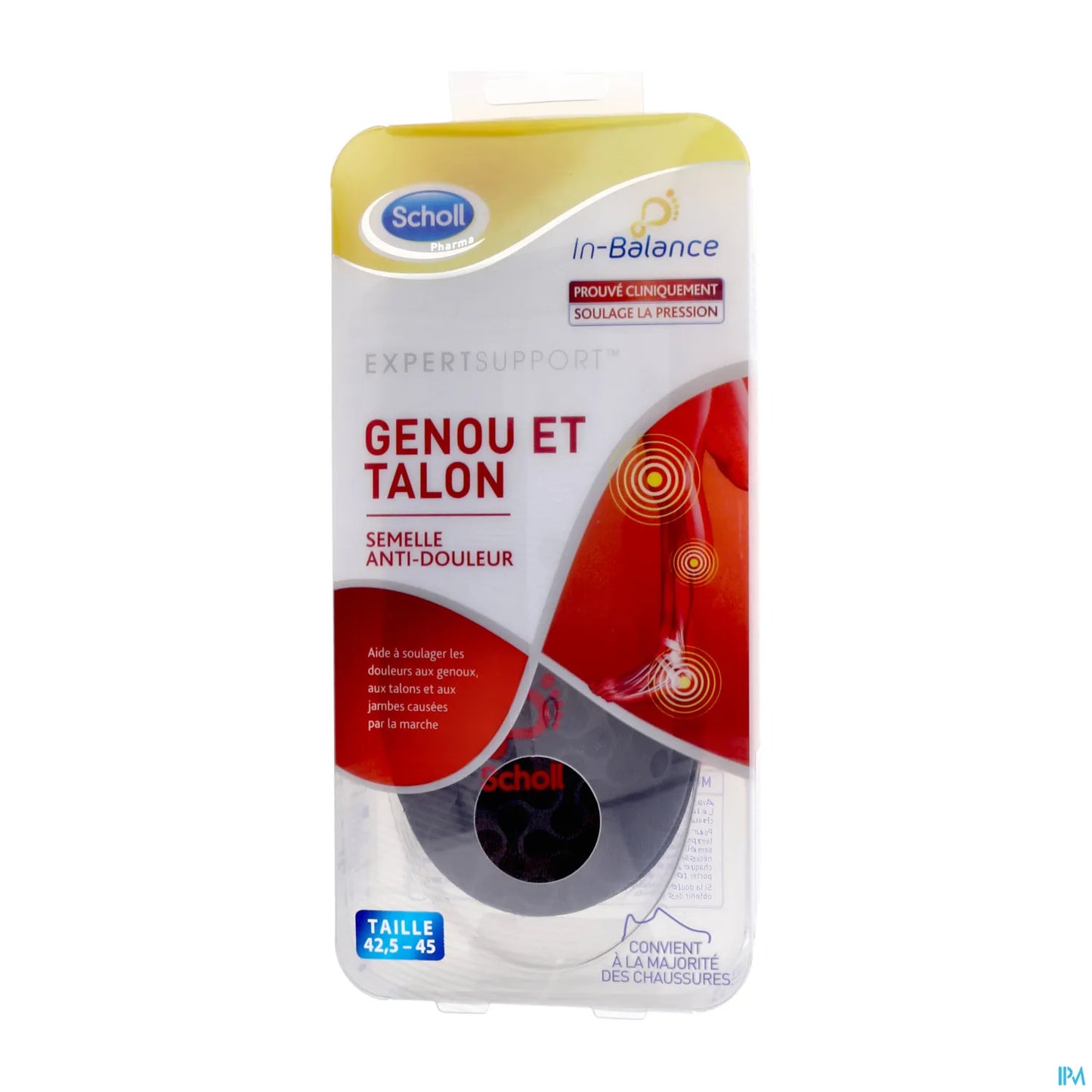 Semelle Genou et Talon Pointure 42,5-45