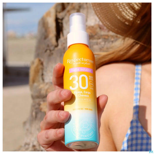 Sun Oil for Face, Body &amp; Hair SPF30 100ML
