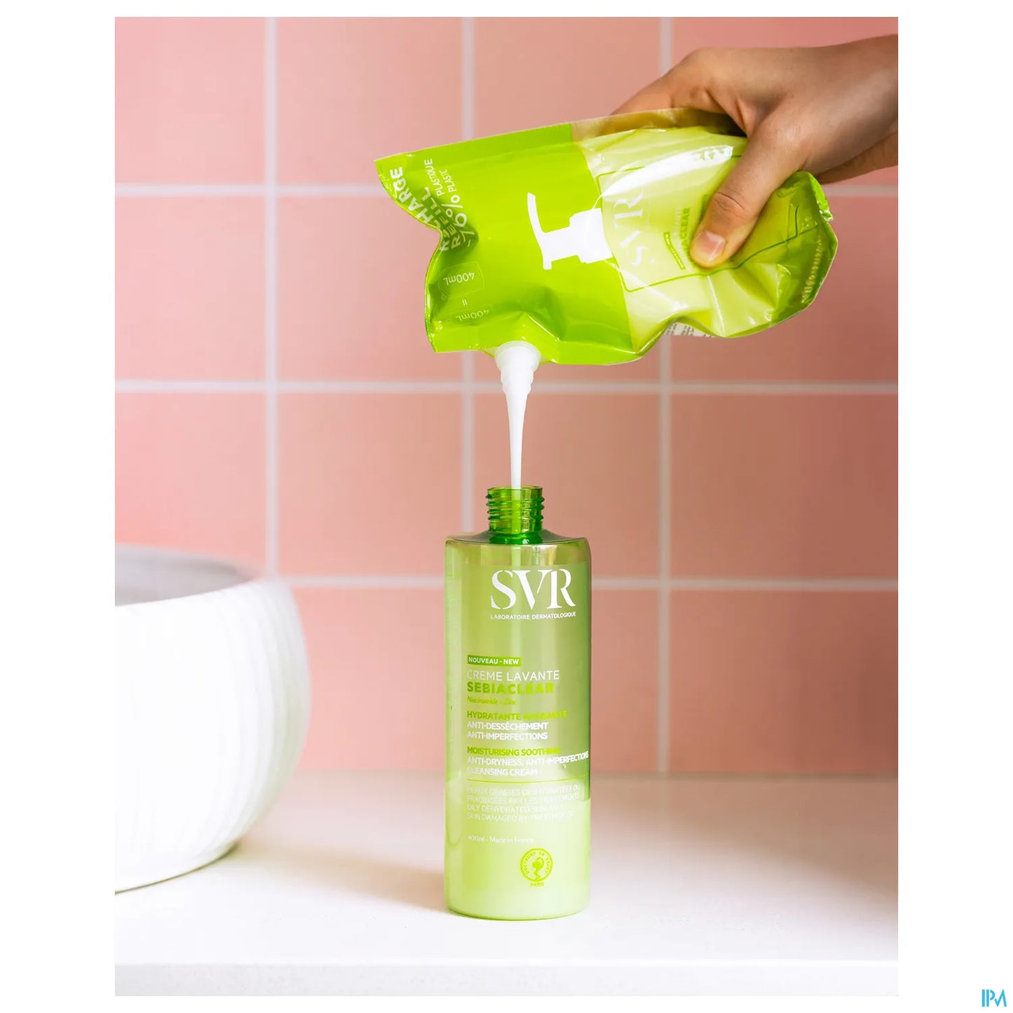 Sebiaclear Creme Lavante Eco-Recharge 400ml