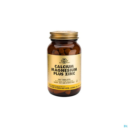 Calcium Magnésium Zinc 100 Comprimés