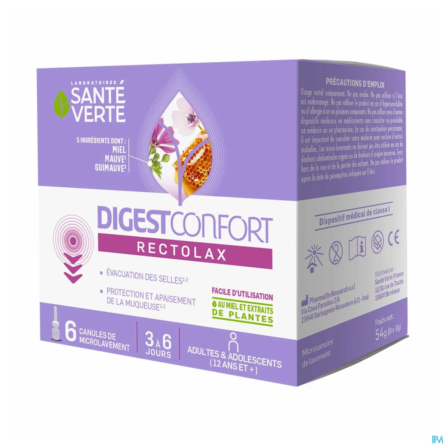 DigestConfort Rectolax 6 cannule per microclismi