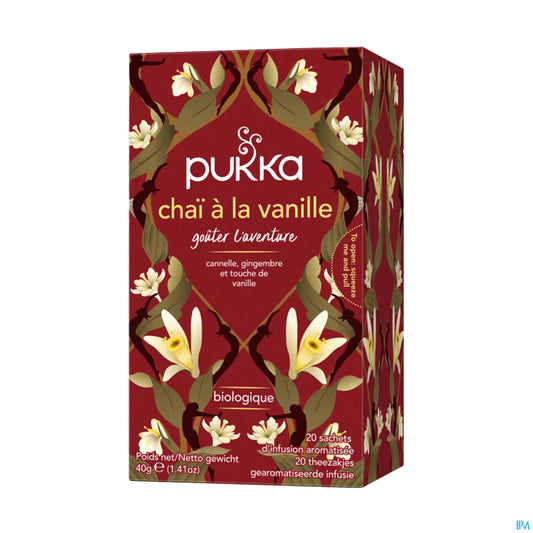 Infusion Chai à la Vanille Bio 20 Sachets