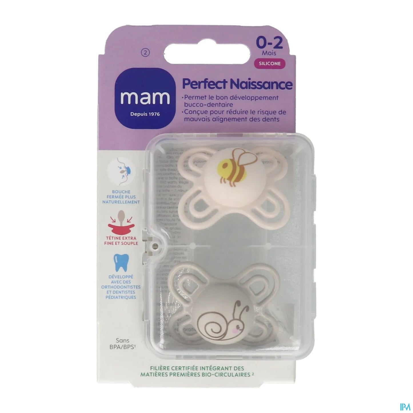 Sucettes Perfect Naissance 0-2 Mois Lot de 2